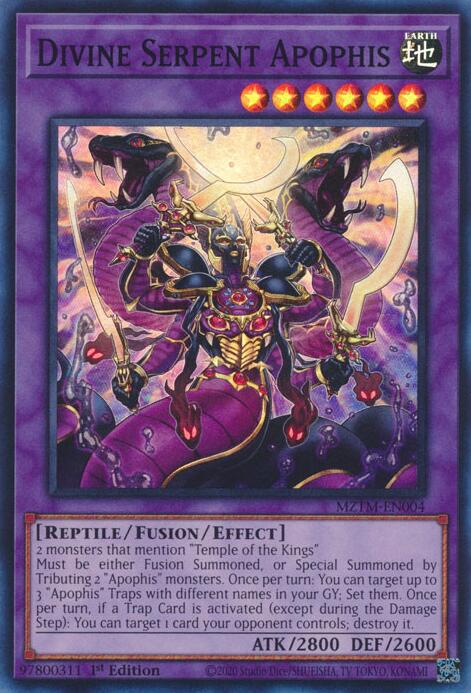 Divine Serpent Apophis [MZTM-EN004] Super Rare | Shuffle n Cut Hobbies & Games