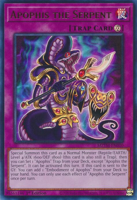 Apophis the Serpent [MZTM-EN010] Ultra Rare | Shuffle n Cut Hobbies & Games