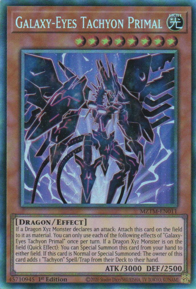 Galaxy-Eyes Tachyon Primal (Collector's Rare) [MZTM-EN011] Collector's Rare | Shuffle n Cut Hobbies & Games