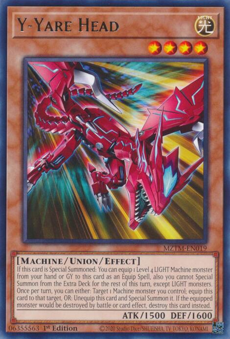 Y-Yare Head [MZTM-EN019] Rare | Shuffle n Cut Hobbies & Games