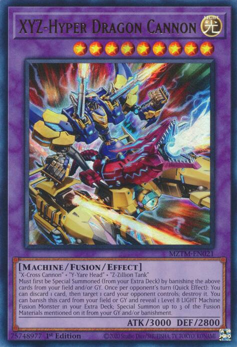 XYZ-Hyper Dragon Cannon [MZTM-EN021] Ultra Rare | Shuffle n Cut Hobbies & Games