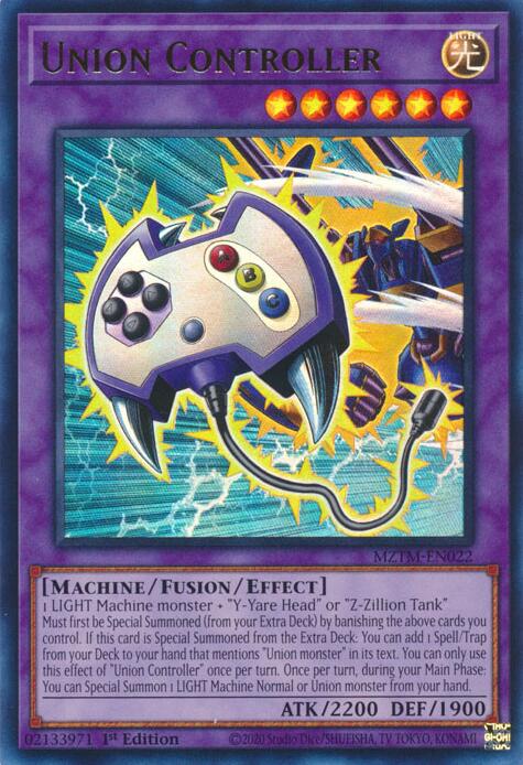 Union Controller [MZTM-EN022] Ultra Rare | Shuffle n Cut Hobbies & Games