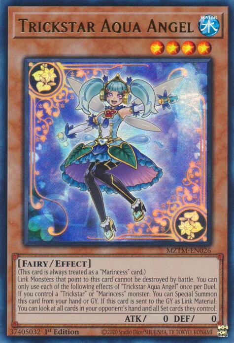 Trickstar Aqua Angel [MZTM-EN026] Ultra Rare | Shuffle n Cut Hobbies & Games