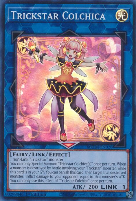 Trickstar Colchica [MZTM-EN028] Super Rare | Shuffle n Cut Hobbies & Games