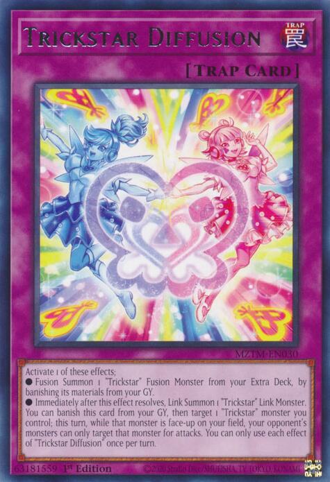 Trickstar Diffusion [MZTM-EN030] Rare | Shuffle n Cut Hobbies & Games