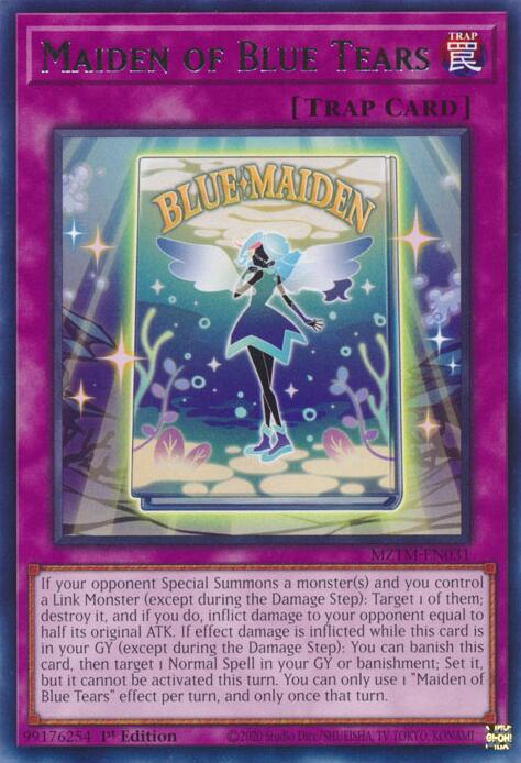 Maiden of Blue Tears [MZTM-EN031] Rare | Shuffle n Cut Hobbies & Games