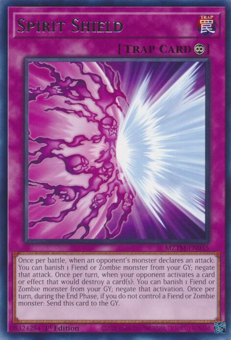 Spirit Shield [MZTM-EN035] Rare | Shuffle n Cut Hobbies & Games