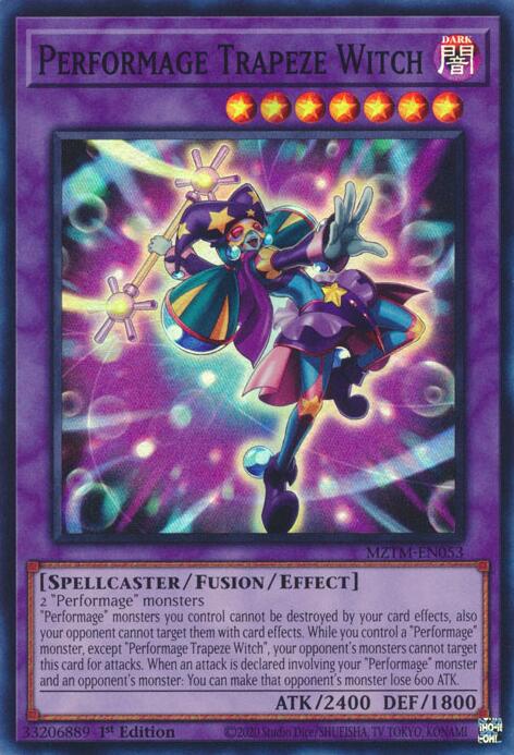 Performage Trapeze Witch [MZTM-EN053] Super Rare | Shuffle n Cut Hobbies & Games