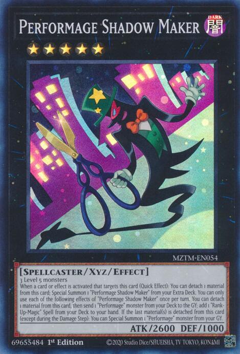 Performage Shadow Maker [MZTM-EN054] Super Rare | Shuffle n Cut Hobbies & Games