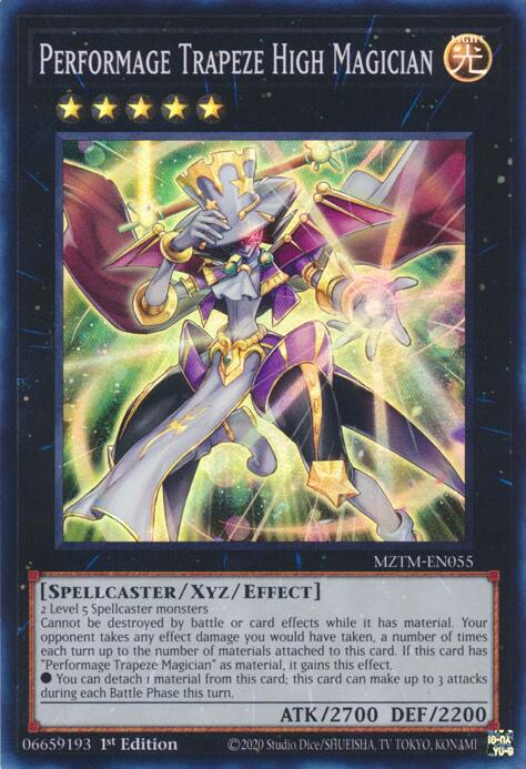 Performage Trapeze High Magician [MZTM-EN055] Super Rare | Shuffle n Cut Hobbies & Games