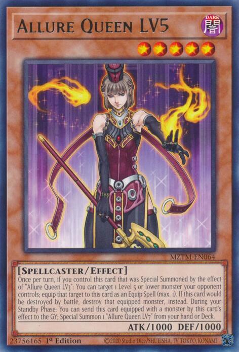 Allure Queen LV5 [MZTM-EN064] Rare | Shuffle n Cut Hobbies & Games