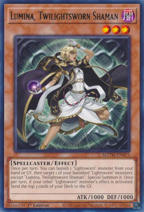 Lumina, Twilightsworn Shaman [MZTM-EN075] Rare | Shuffle n Cut Hobbies & Games