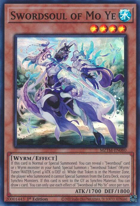 Swordsoul of Mo Ye [MZTM-EN080] Super Rare | Shuffle n Cut Hobbies & Games