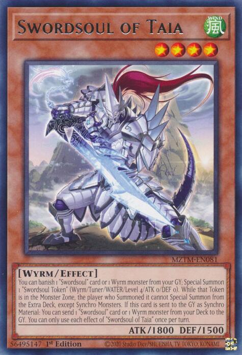 Swordsoul of Taia [MZTM-EN081] Rare | Shuffle n Cut Hobbies & Games