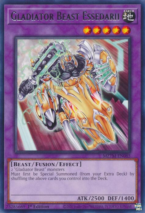 Gladiator Beast Essedarii [MZTM-EN085] Rare | Shuffle n Cut Hobbies & Games