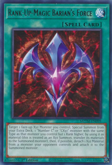 Rank-Up-Magic Barian's Force [MZTM-EN099] Rare | Shuffle n Cut Hobbies & Games