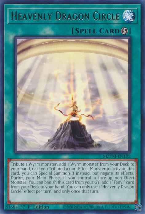Heavenly Dragon Circle [MZTM-EN102] Rare | Shuffle n Cut Hobbies & Games