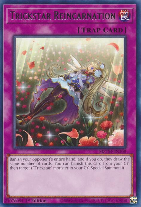 Trickstar Reincarnation [MZTM-EN108] Rare | Shuffle n Cut Hobbies & Games