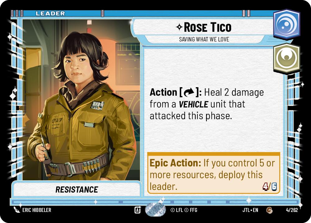 Rose Tico - Saving What We Love (004/262) (004/262) [Jump to Lightspeed] | Shuffle n Cut Hobbies & Games