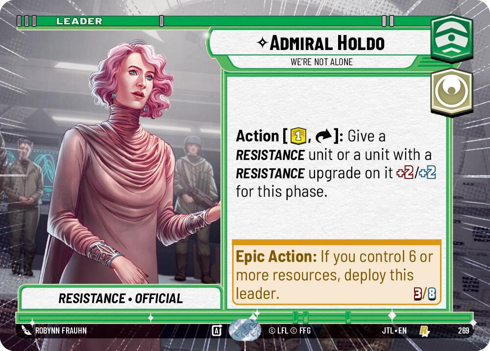 Admiral Holdo - We're Not Alone (269) (Hyperspace) (269) [Jump to Lightspeed] | Shuffle n Cut Hobbies & Games