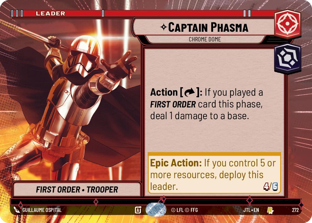 Captain Phasma - Chrome Dome (272) (Hyperspace) (272) [Jump to Lightspeed] | Shuffle n Cut Hobbies & Games