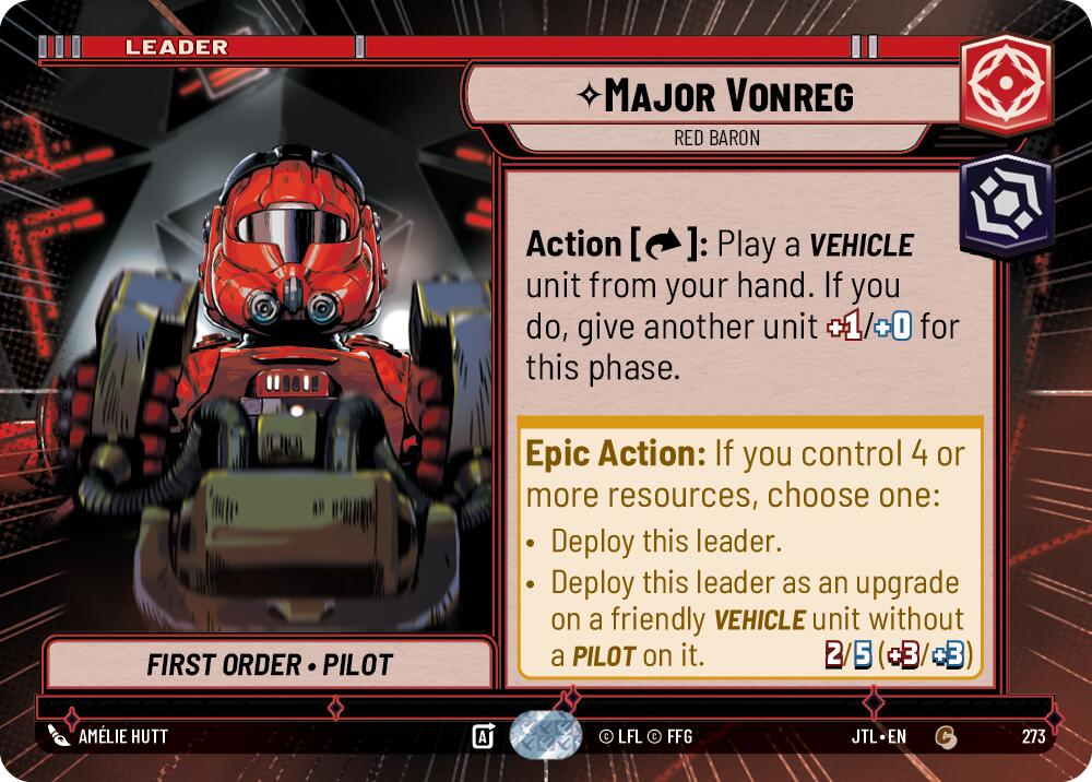 Major Vonreg - Red Baron (273) (Hyperspace) (273) [Jump to Lightspeed] | Shuffle n Cut Hobbies & Games
