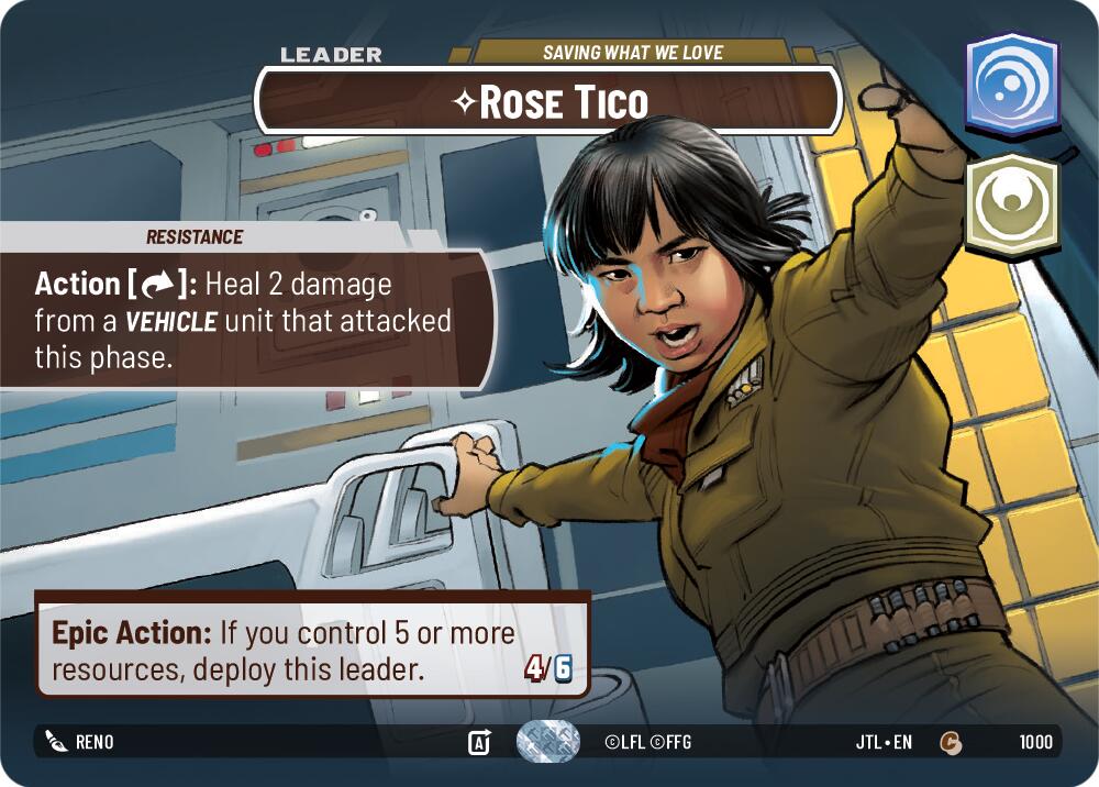 Rose Tico - Saving What We Love (1000) (Showcase) (1000) [Jump to Lightspeed] | Shuffle n Cut Hobbies & Games