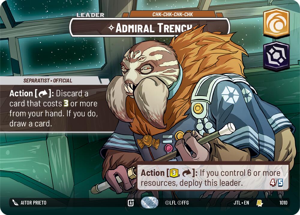 Admiral Trench - Chk-chk-chk-chk (1010) (Showcase) (1010) [Jump to Lightspeed] | Shuffle n Cut Hobbies & Games