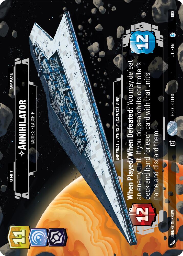 Annihilator - Tagge's Flagship (1018) (Prestige) (1018) [Jump to Lightspeed] | Shuffle n Cut Hobbies & Games