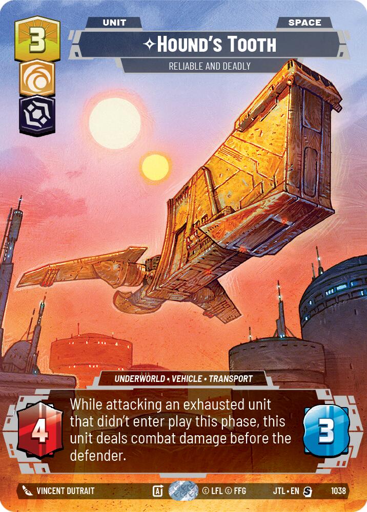 Hound's Tooth - Reliable and Deadly (1038) (Prestige) (1038) [Jump to Lightspeed] | Shuffle n Cut Hobbies & Games