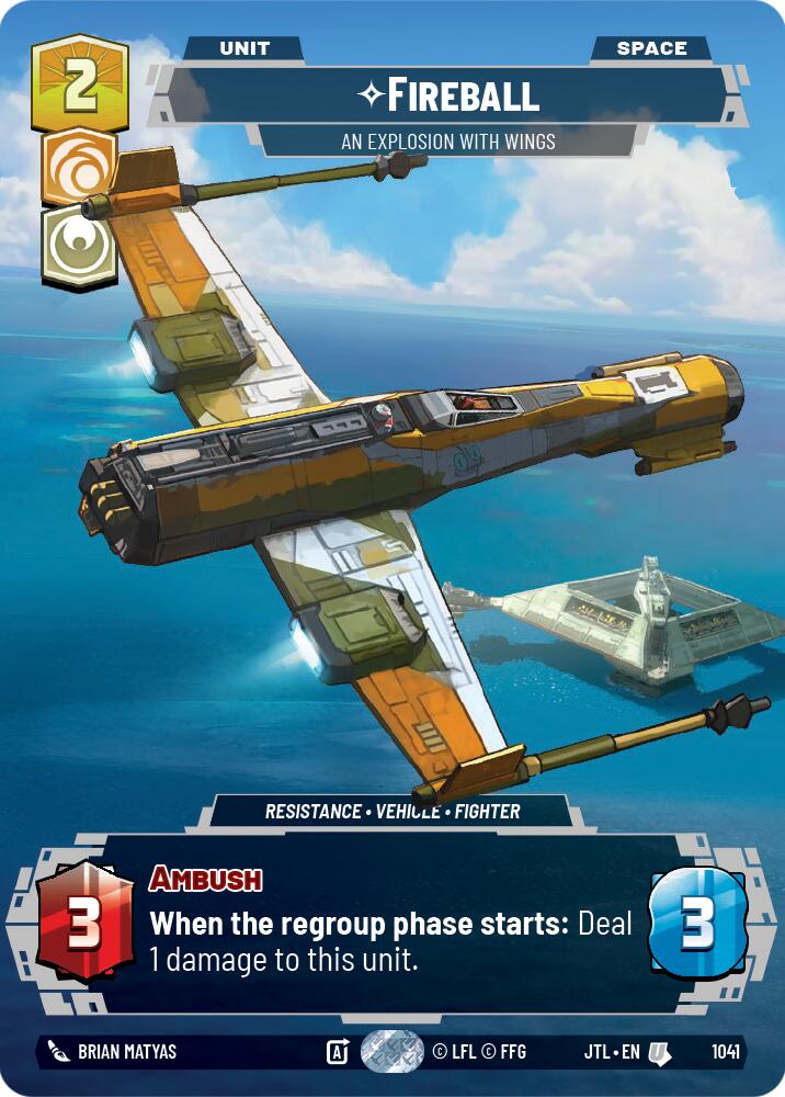 Fireball - An Explosion With Wings (1041) (Prestige) (1041) [Jump to Lightspeed] | Shuffle n Cut Hobbies & Games