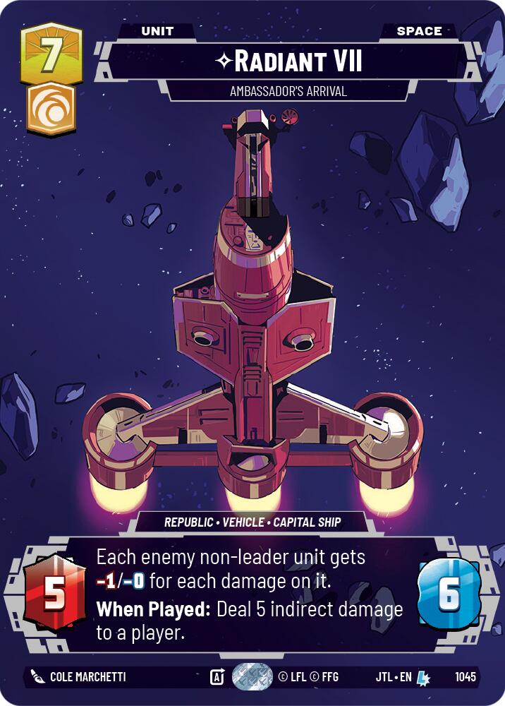 Radiant VII - Ambassadors' Arrival (1045) (Prestige) (1045) [Jump to Lightspeed] | Shuffle n Cut Hobbies & Games