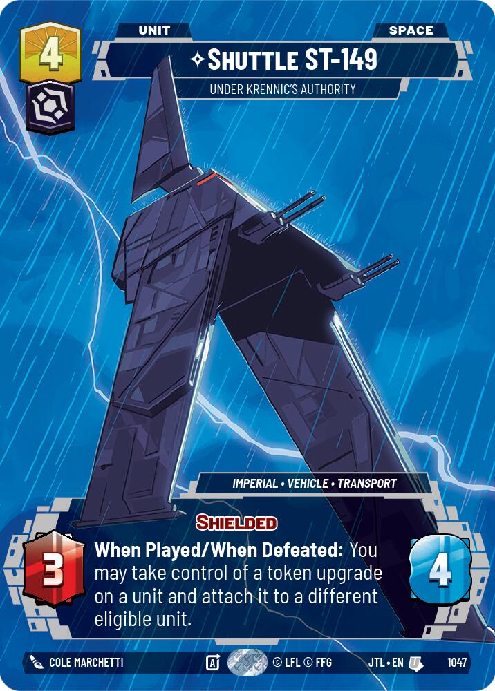 Shuttle ST-149 - Under Krennic's Authority (1047) (Prestige) (1047) [Jump to Lightspeed] | Shuffle n Cut Hobbies & Games