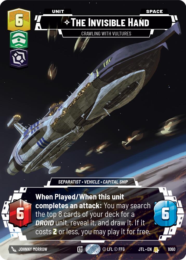 The Invisible Hand - Crawling With Vultures (1060) (Prestige Foil) (1060) [Jump to Lightspeed] | Shuffle n Cut Hobbies & Games