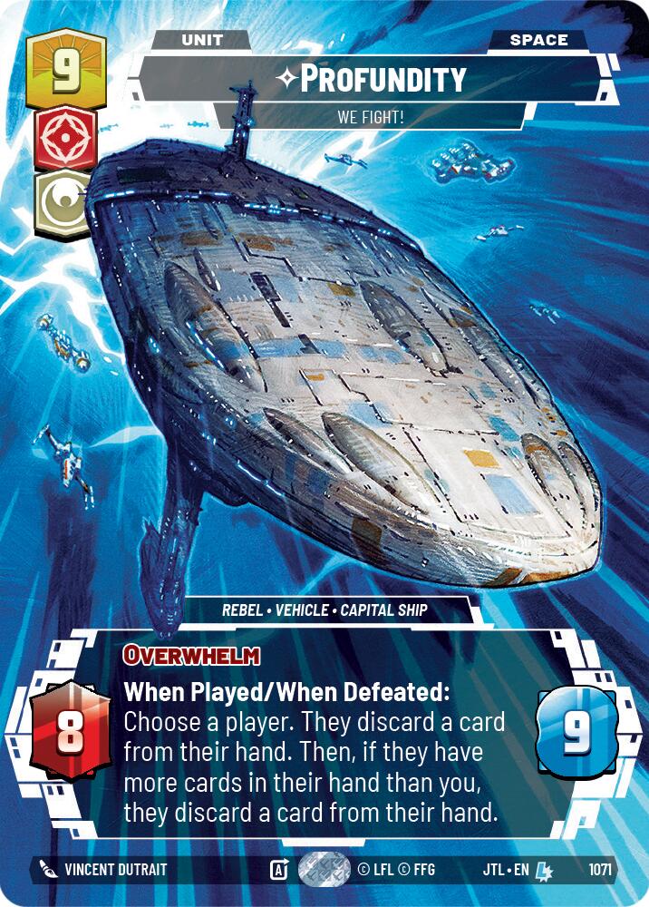Profundity - We Fight! (1071) (Prestige Foil) (1071) [Jump to Lightspeed] | Shuffle n Cut Hobbies & Games