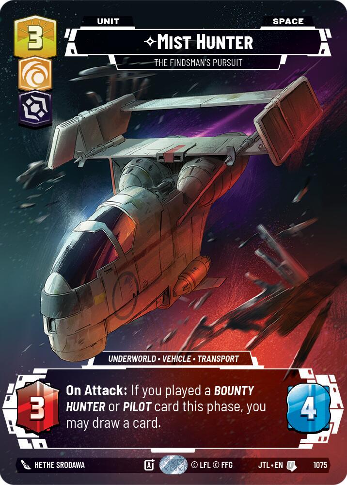 Mist Hunter - The Findsman's Pursuit (1075) (Prestige Foil) (1075) [Jump to Lightspeed] | Shuffle n Cut Hobbies & Games