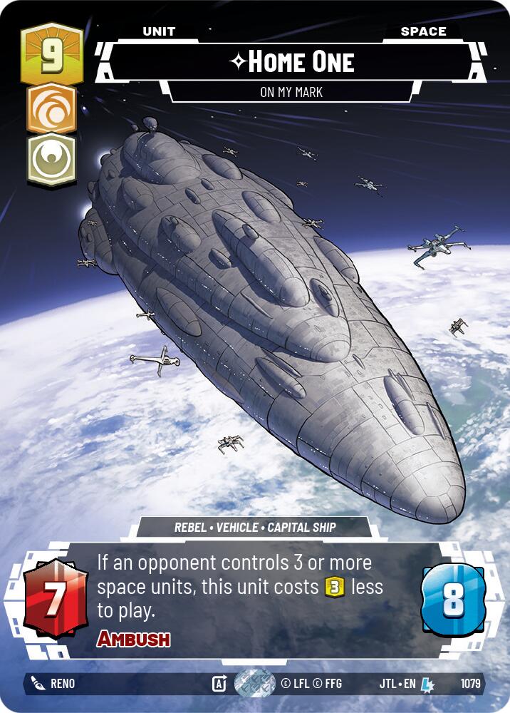 Home One - On My Mark (1079) (Prestige Foil) (1079) [Jump to Lightspeed] | Shuffle n Cut Hobbies & Games