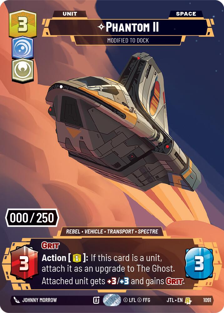 Phantom II - Modified to Dock (1091) (Serialized) (1091) [Jump to Lightspeed] | Shuffle n Cut Hobbies & Games