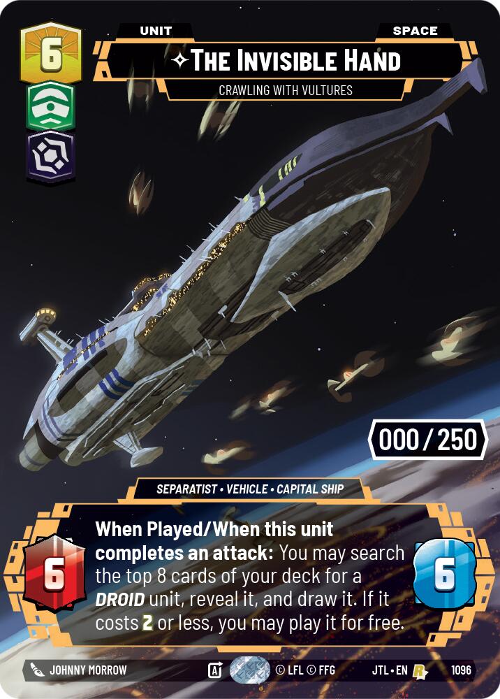 The Invisible Hand - Crawling With Vultures (1096) (Serialized) (1096) [Jump to Lightspeed] | Shuffle n Cut Hobbies & Games