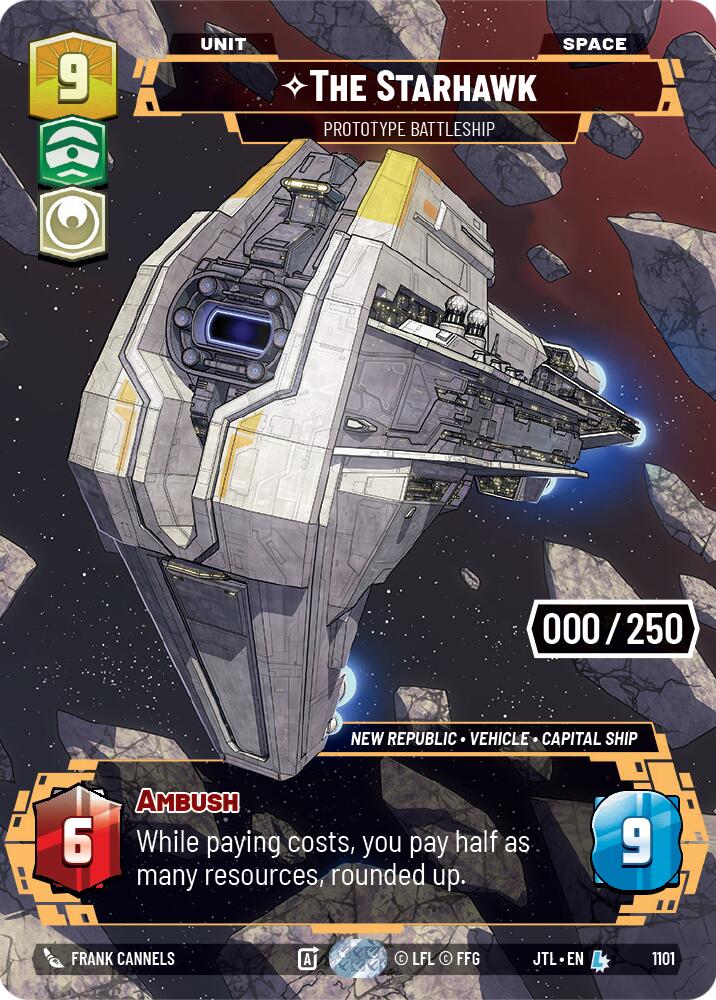 The Starhawk - Prototype Battleship (1101) (Serialized) (1101) [Jump to Lightspeed] | Shuffle n Cut Hobbies & Games