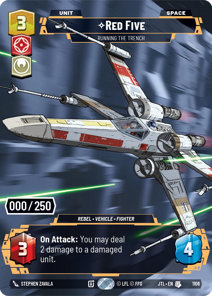 Red Five - Running the Trench (1106) (Serialized) (1106) [Jump to Lightspeed] | Shuffle n Cut Hobbies & Games