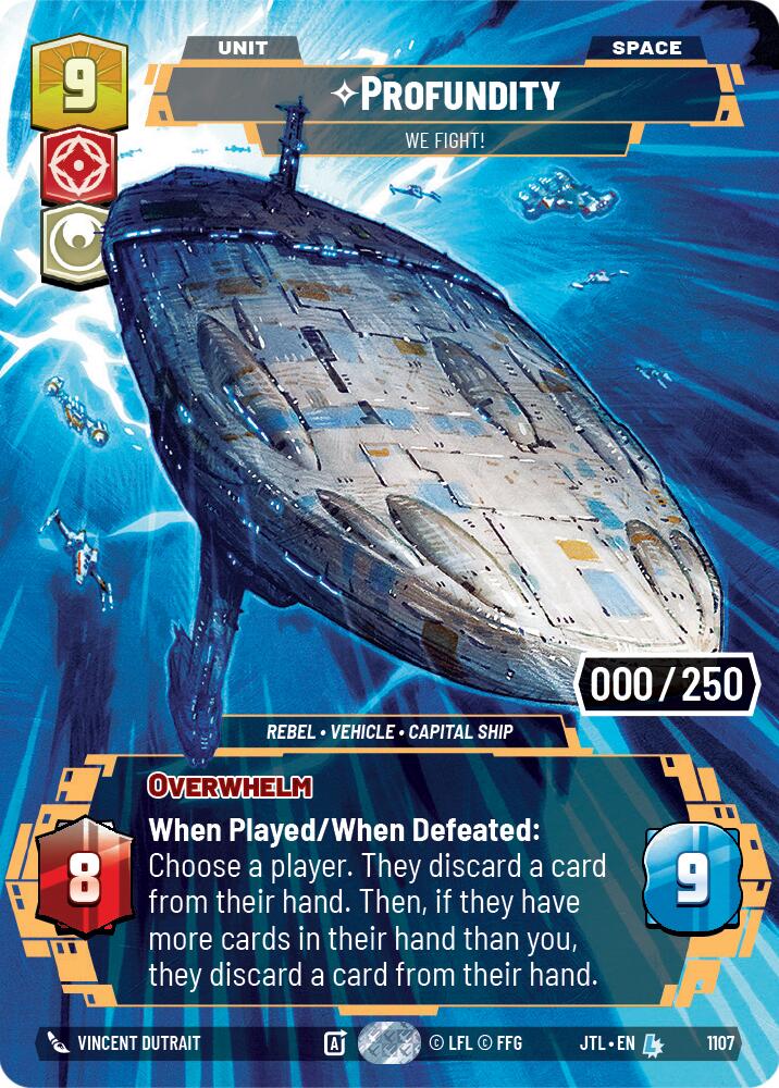 Profundity - We Fight! (1107) (Serialized) (1107) [Jump to Lightspeed] | Shuffle n Cut Hobbies & Games