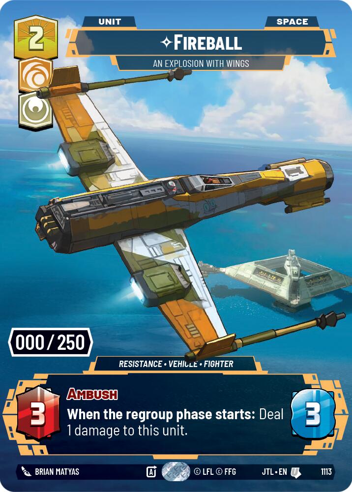 Fireball - An Explosion With Wings (1113) (Serialized) (1113) [Jump to Lightspeed] | Shuffle n Cut Hobbies & Games
