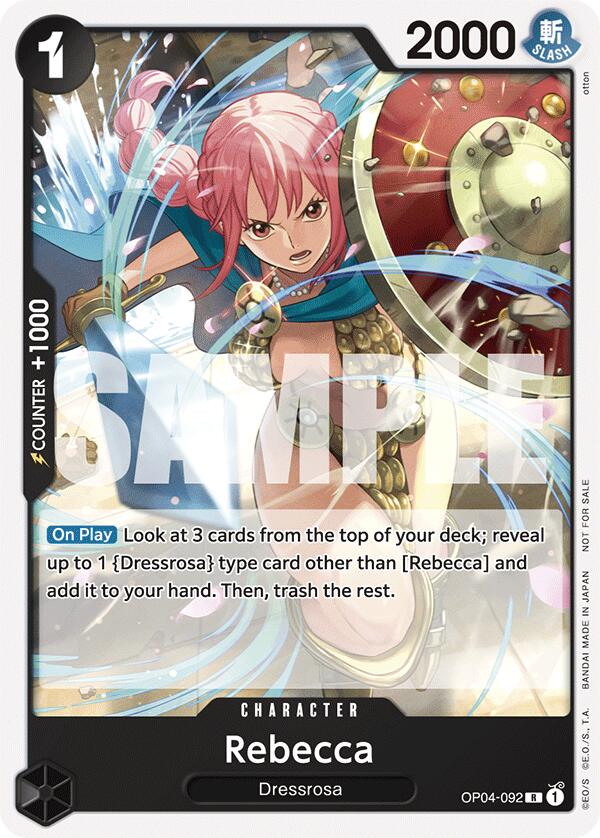 Rebecca (Tournament Pack 2025 Vol. 2) [One Piece Promotion Cards] | Shuffle n Cut Hobbies & Games