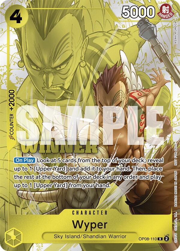 Wyper (Winner Pack 2025 Vol. 2) [One Piece Promotion Cards] | Shuffle n Cut Hobbies & Games