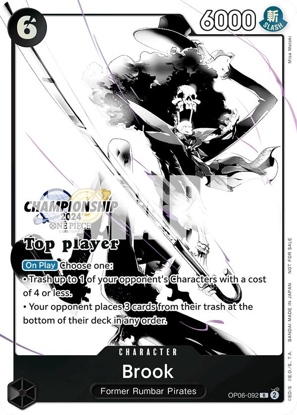 Brook (Championship 2024 Top Player Pack Vol. 2) [One Piece Promotion Cards] | Shuffle n Cut Hobbies & Games