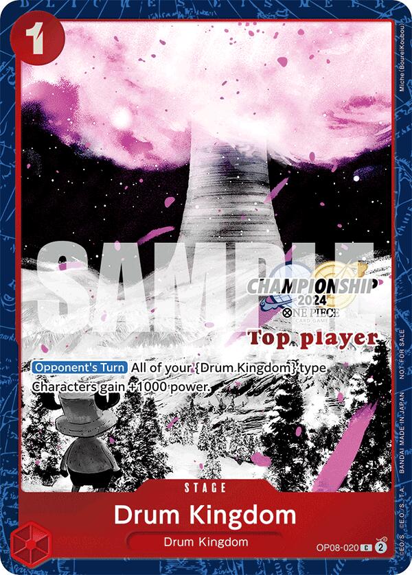 Drum Kingdom (Championship 2024 Top Player Pack Vol. 2) [One Piece Promotion Cards] | Shuffle n Cut Hobbies & Games