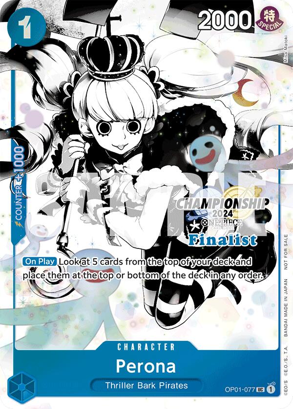 Perona (Championship 2024 Card Set Vol. 2) [One Piece Promotion Cards] | Shuffle n Cut Hobbies & Games