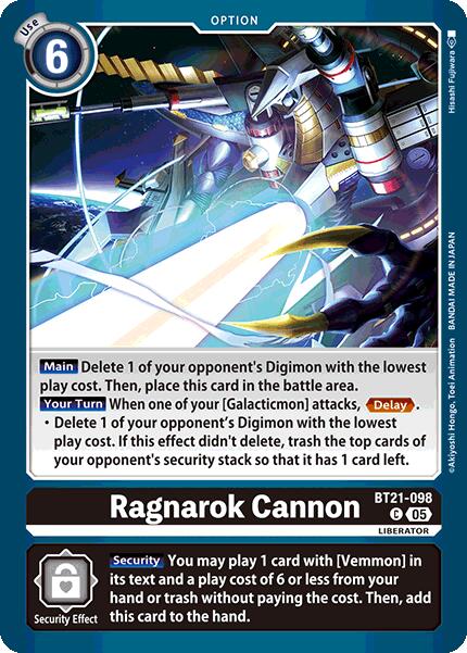 Ragnarok Cannon [BT21-098] [World Convergence] | Shuffle n Cut Hobbies & Games