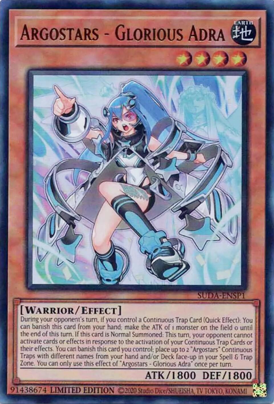 Argostars - Glorious Adra [SUDA-ENSP1] Ultra Rare | Shuffle n Cut Hobbies & Games